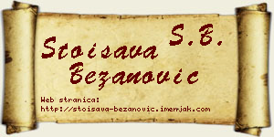 Stoisava Bežanović vizit kartica